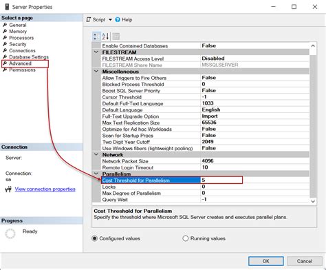 Change Parallelism Sql Server