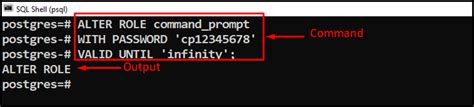 change postgres password windows