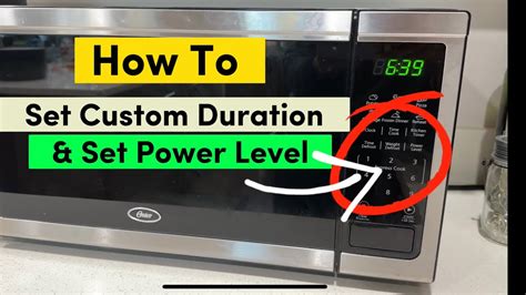 Change Power Level On Oster Microwave
