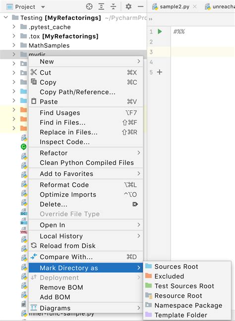 Change Project Folder In Pycharm