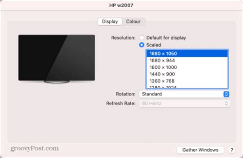 change screen resolution on mac with keyboard