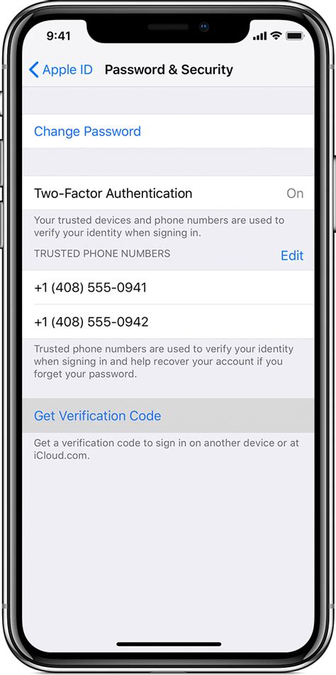 change security code on iphone