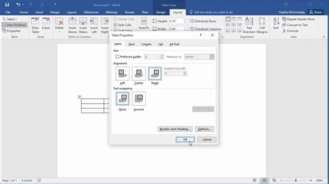 Change Table Design In Word