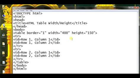 Change Table Height In Javascript