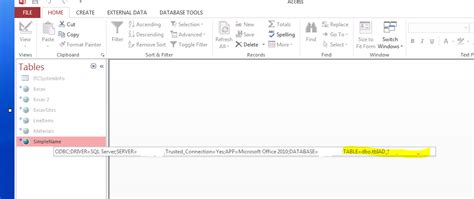 Change Table Name On Access