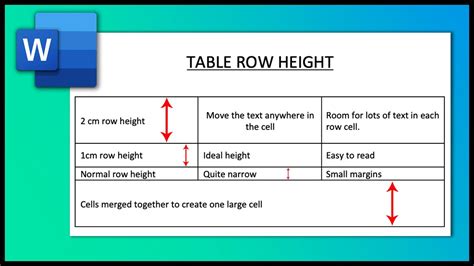 Change Table Row In Word