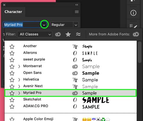 change text in an image photoshop