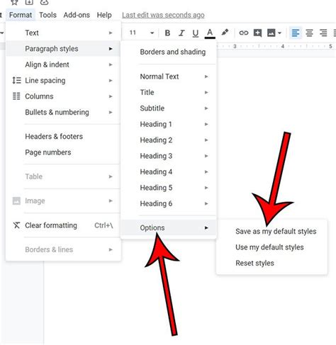 change text in google docs