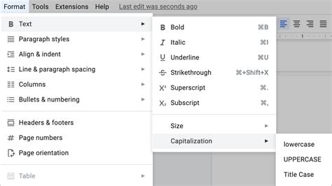 change text to uppercase in google sheets