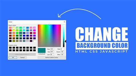 Change The Background Colour Of The Given Rectangle To Blue Color Using Javascript