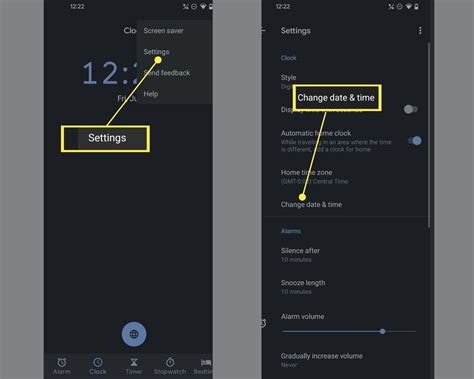 Change Time Android Box