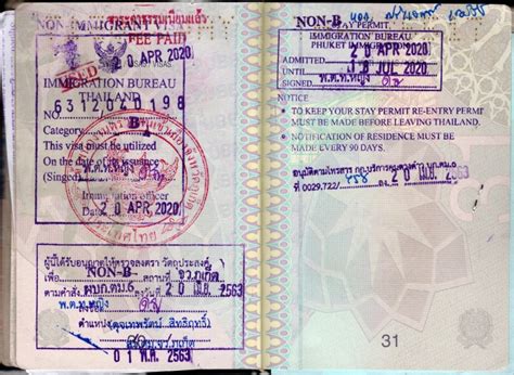 change tourist visa to non b thailand