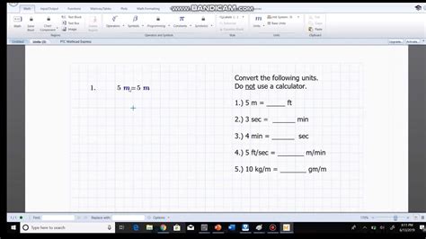 Change Unit System In Mathcad