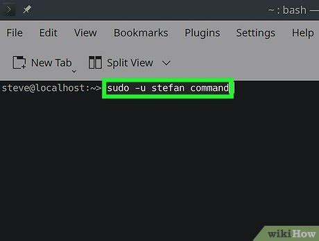 change user in bash