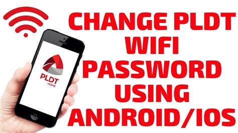 change wifi password using android phone