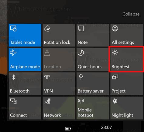 change windows 10 display brightness on power