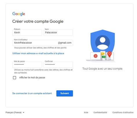 changer de compte google sur pc