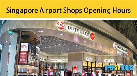 changi airport shops opening hours
