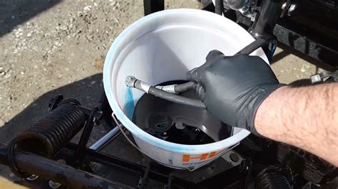 Changing Hydraulic Fluid Plow