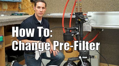 Changing Kinetico Pre Filter