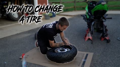 Changing Motorcycle Front Tire