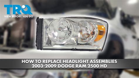 Changing Ram 2500 Headlight Bulb