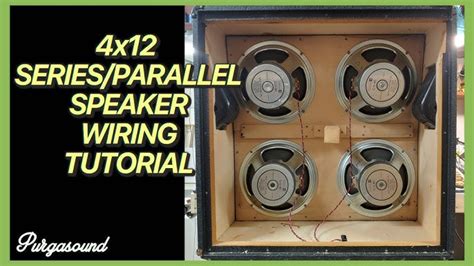 Changing Speakers In Guitar Cab