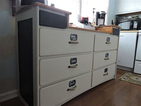 Changing Table Into Kitchen Island