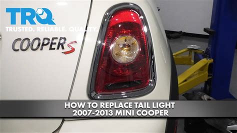Changing Tail Light On Mini Cooper