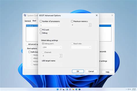 changing the number of processors in msconfig