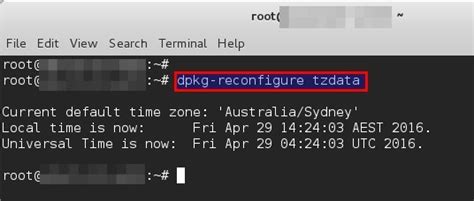 Changing Timezone In Linux