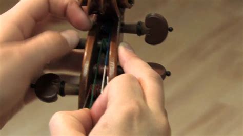 Changing Violin E String