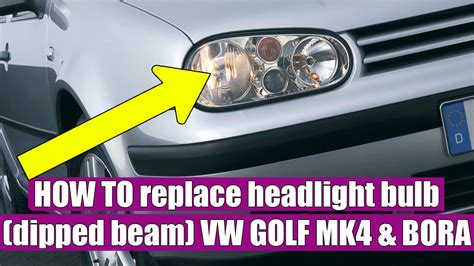 Changing Vw Headlight Bulb