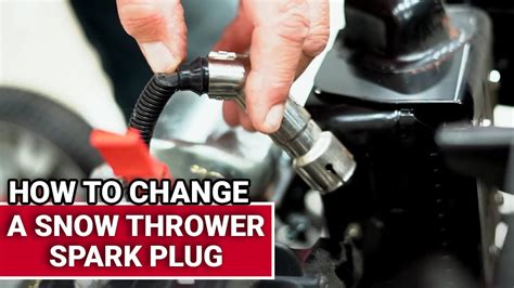 Replace Snow Blower Spark Plug Briggs and Stratton YouTube