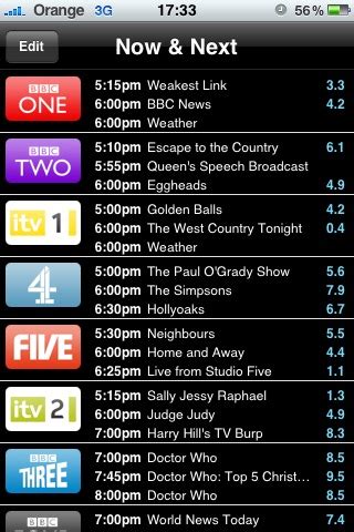 channel 5 uk tv guide