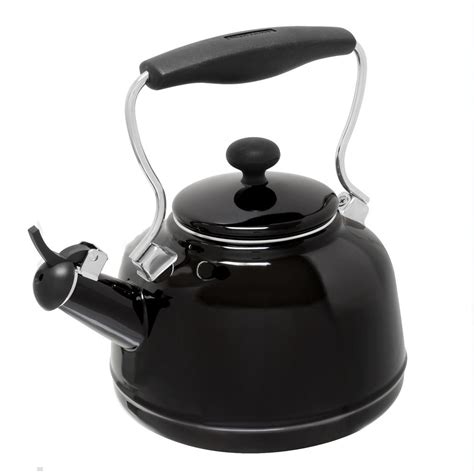 chantal vintage tea kettle black