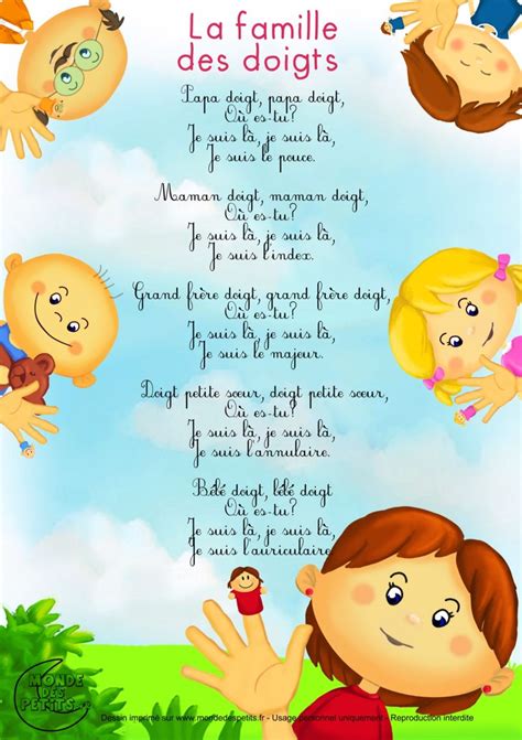 chants pour les enfants