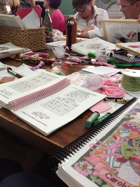 steph's stitching The Ribbonry at Chaparral Needlepoint