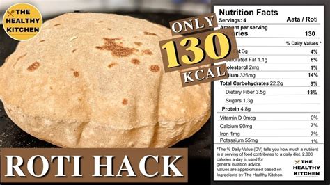 chapati protein amount