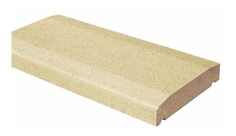 Dessus de muret sable longeur 50 cm pour mur de 15 cm