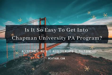 chapman university pa program cost