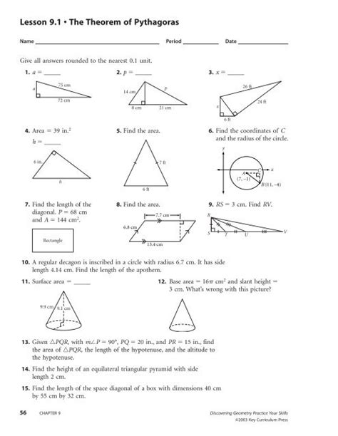 Understanding Chapter 5: Triangles And The Pythagorean Theorem