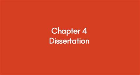 Writing Chapter 4 Dissertation WRITING CHAPTER 4 DATA ANALYSIS