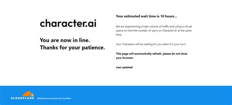 character ai wait time