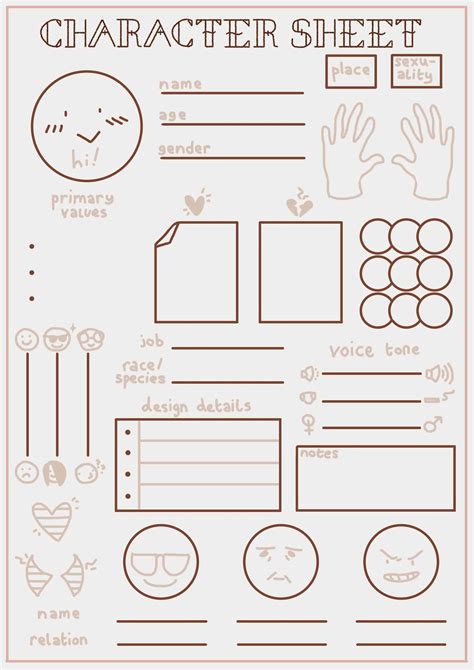 character design outline