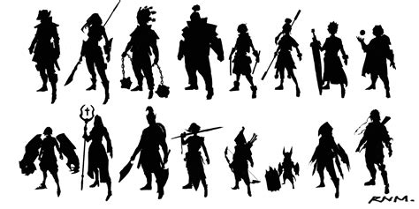 character design silhouette