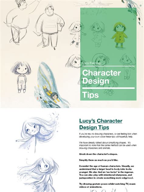 Character design tips and techniques