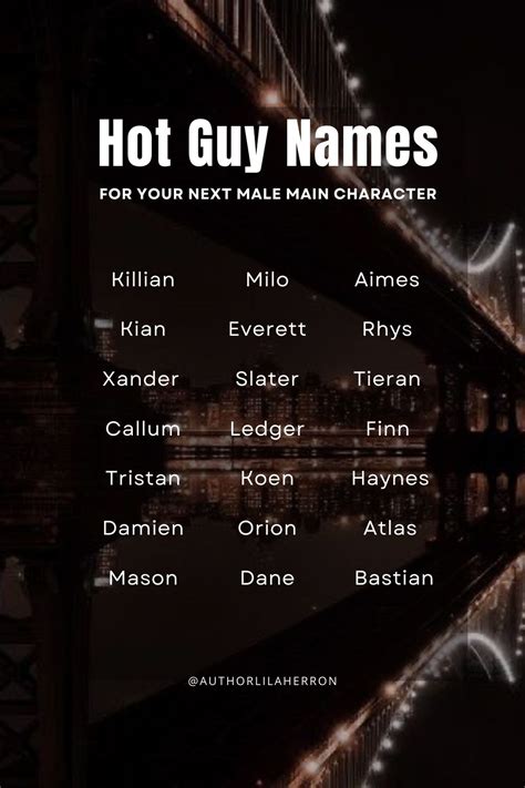 Character guy names
