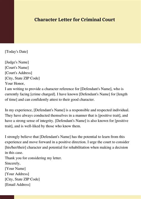home.furnitureanddecorny.com:character reference letter criminal court example