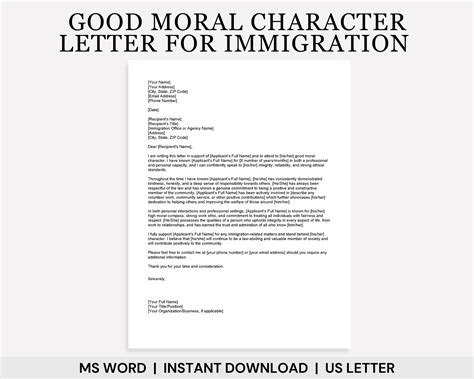 30 Best Reference Letter For Immigration Samples TemplateArchive